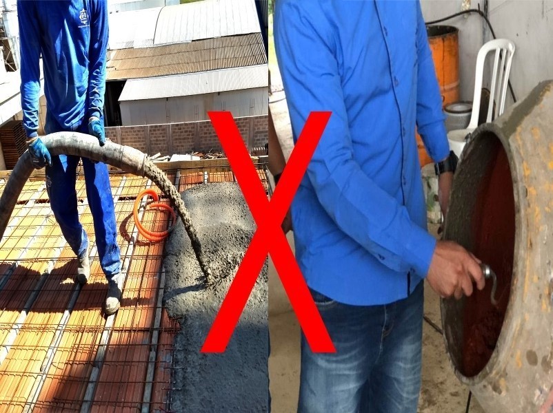 DIFERENÇAS ENTRE CONCRETO USINADO E CONCRETO VIRADO EM OBRA