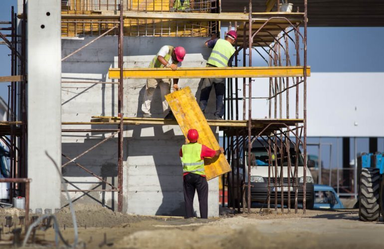 Papel dos andaimes na construção civil